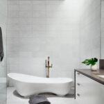 Badewanne freistehend Glanz V+A Cabrits