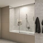 KORALLE Schiebetüre 2-teilig auf Badewanne S500 pdsb2f