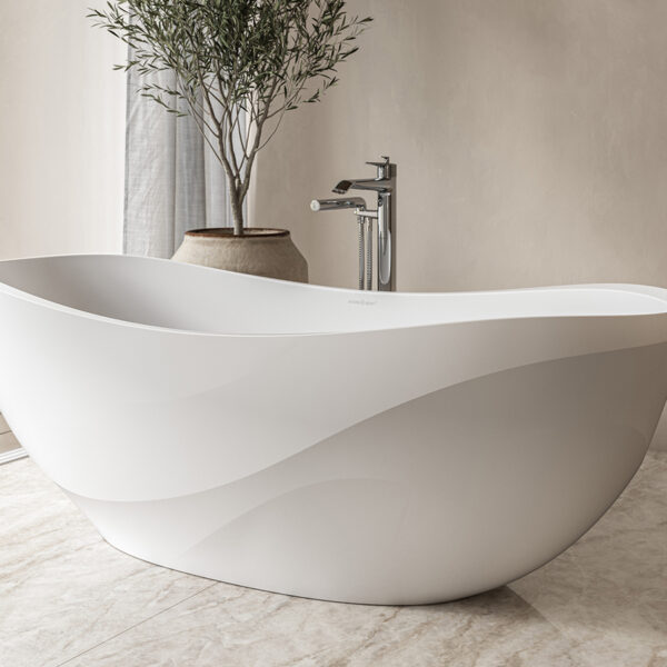 Badewanne freistehend Glanz V+A Seros 165