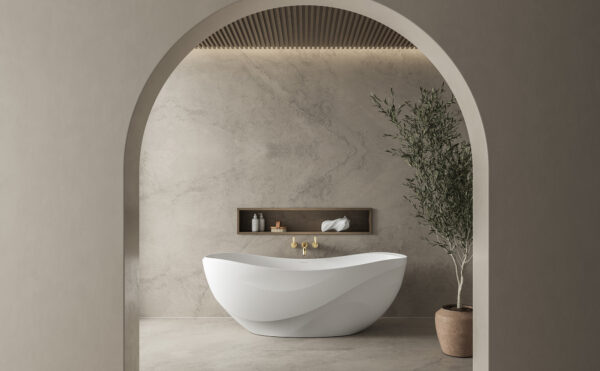 Badewanne freistehend Glanz V+A Seros 165 Ambiente