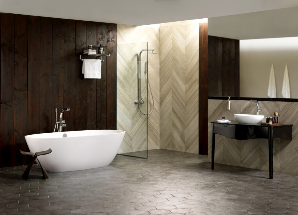 Badewanne freistehend Glanz V+A Terrassa
