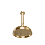 Kopfbrause retro Treemme Romantica D=20cm Gold gebürstet