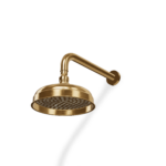 Kopfbrause retro D= 20cm Treemme Romantica Gold gebürstet