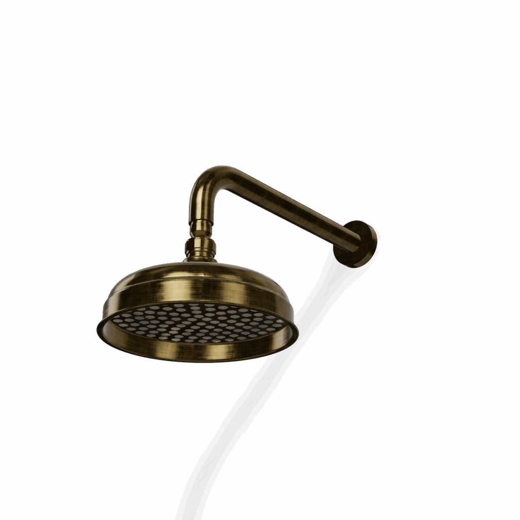 Kopfbrause retro D= 20cm Treemme Romantica Bronze gebürstet