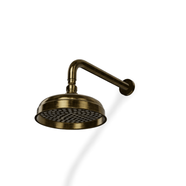 Kopfbrause retro D= 20cm Treemme Romantica Bronze gebürstet