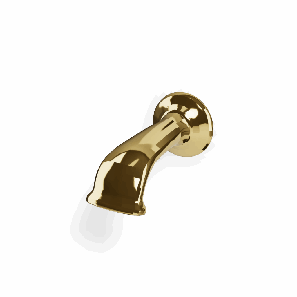 Einlauf Badewanne Treemme Old Italy retro Gold glanz