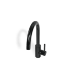 Mischer für Küche Treemme 40 mm PVD Schwarz Schwenkauslauf