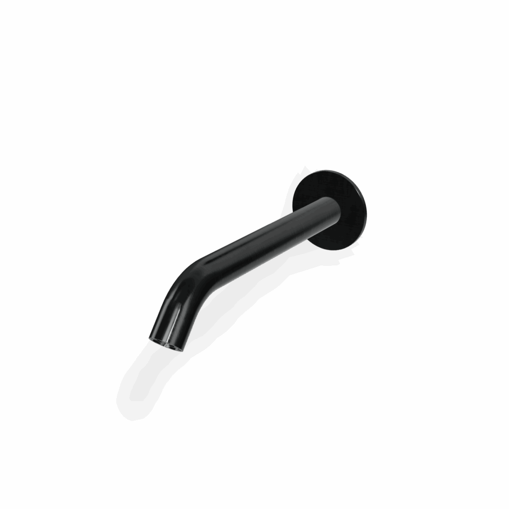 Auslauf aus Wand Treemme 40 mm PVD Schwarz