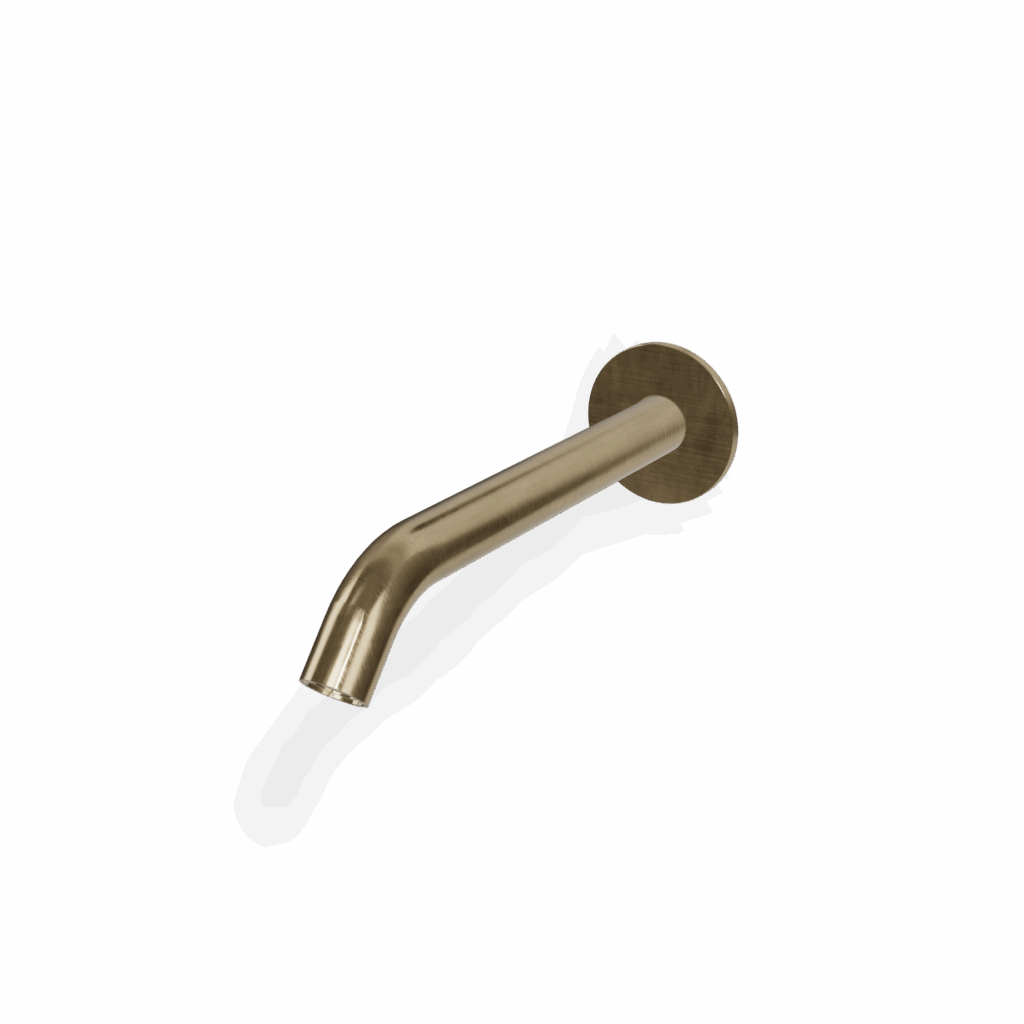 Auslauf aus Wand Treemme 40 mm PVD Gold