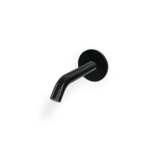 Auslauf Badewanne Edelstahl aus Wand Treemme 40 mm PVD Schwarz