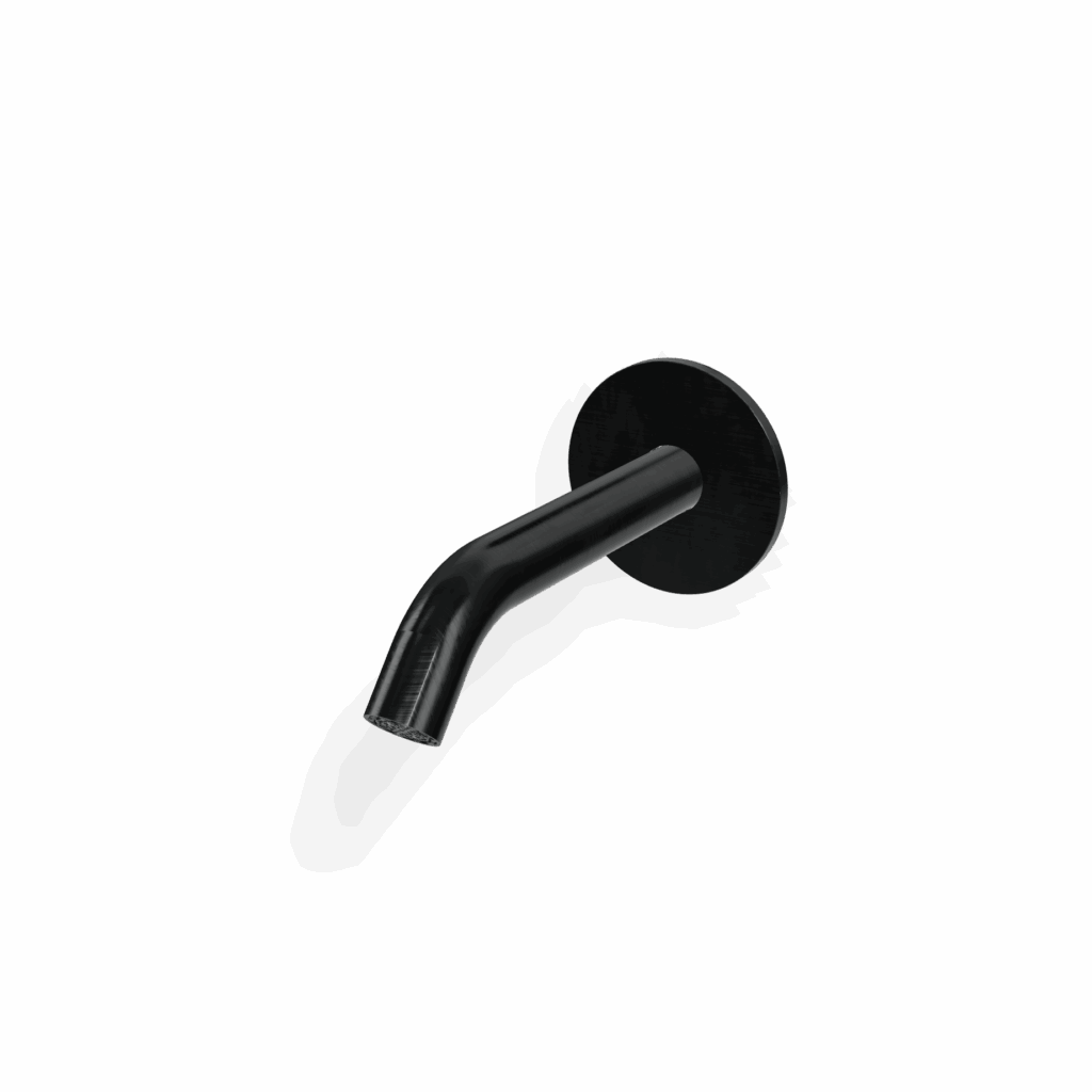 Auslauf aus Wand Treemme 40 mm PVD Schwarz