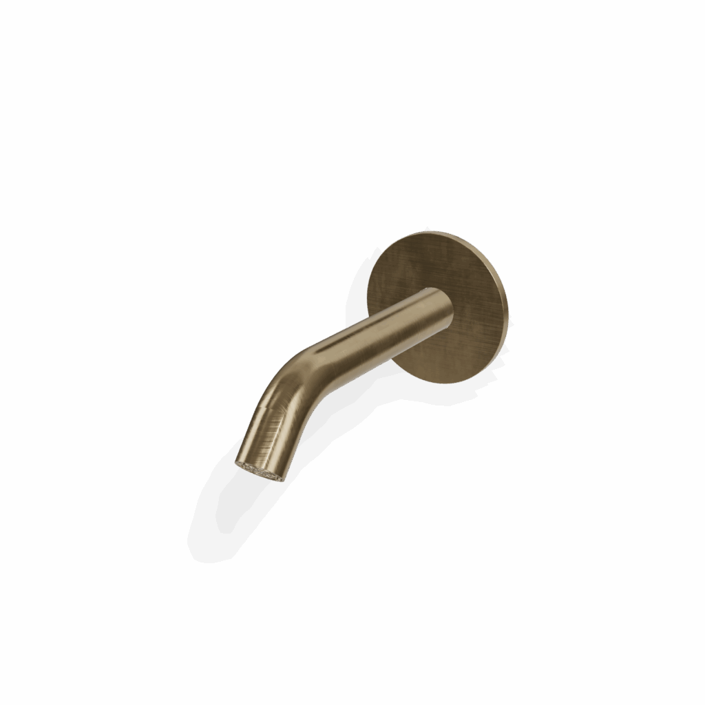 Auslauf aus Wand Treemme 40 mm PVD Gold
