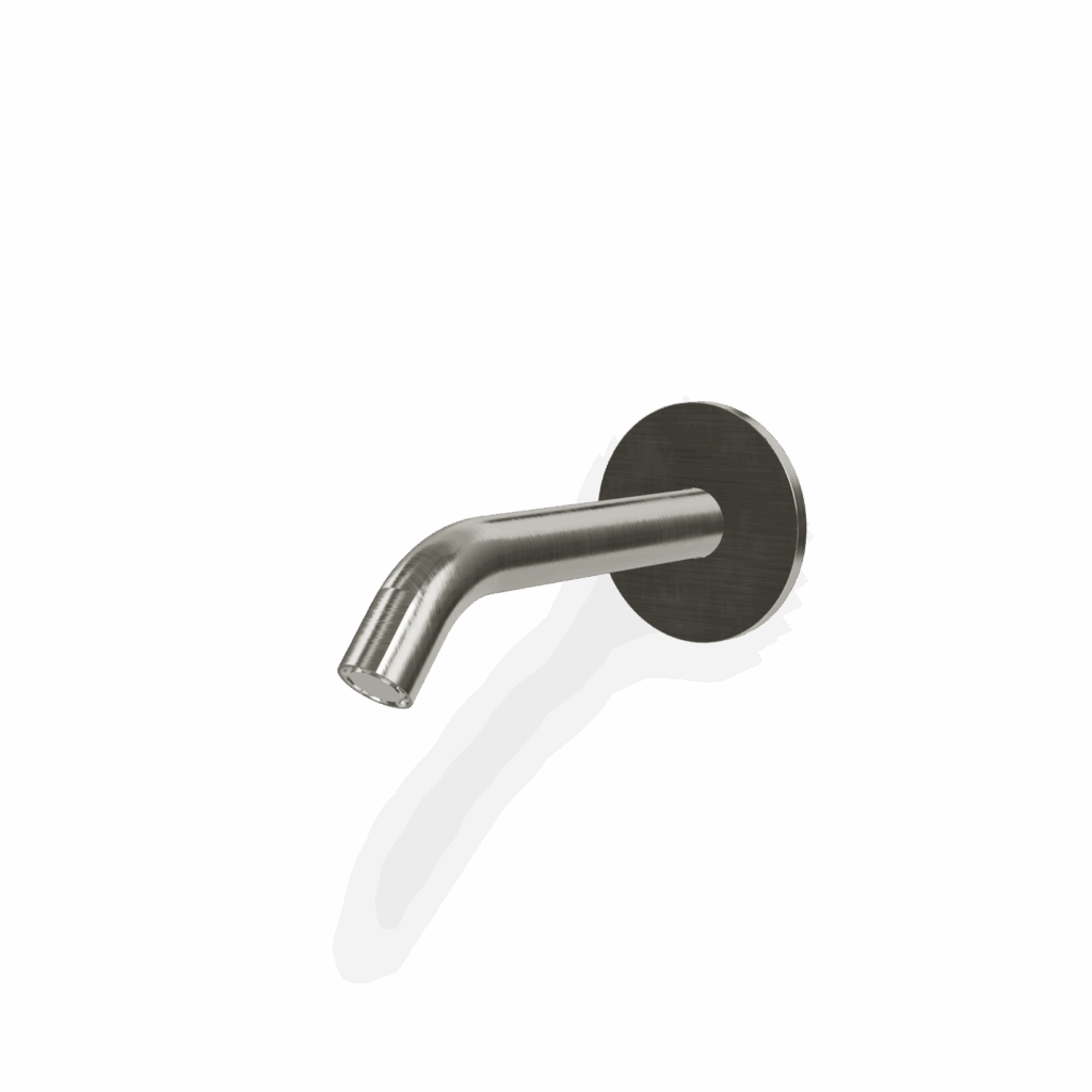 Auslauf Badewanne Edelstahl aus Wand Treemme 40 mm Rubinetterie Unterputz Design