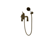 Mischer für Badewanne Randmontage Treemme Piccadilly Retro Bronze gebürstet