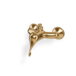 Mischer für Dusche AP Treemme Piccadilly retro Gold gebürstet