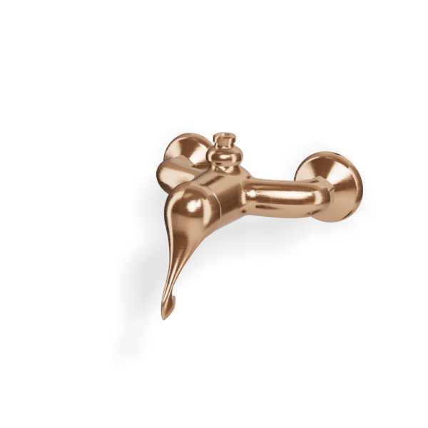 Mischer für Dusche AP Treemme Piccadilly retro Rose Gold gebürstet
