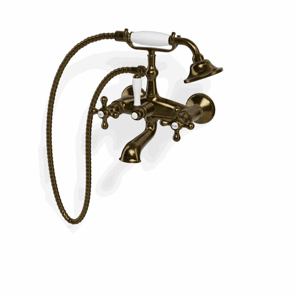 Mischer für Badewanne Treemme Romantica Bronze gebürstet