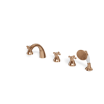 Mischer für Badewanne Randmontage Treemme Romantica Rose Gold gebürstet