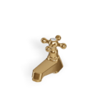 Einhand Mischer für Wachtisch Treemme Romantica Retro Gold gebürstet