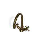 Mischer für Waschtisch Treemme Romantica Zweigriff Retro Bronze gebürstet