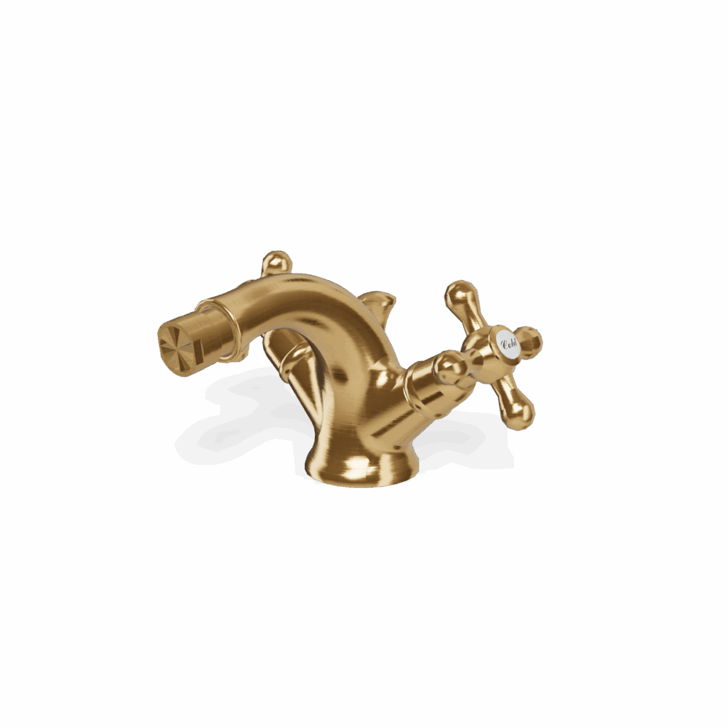 Bidetmischer Treemme Romantica Retro Gold gebürstet