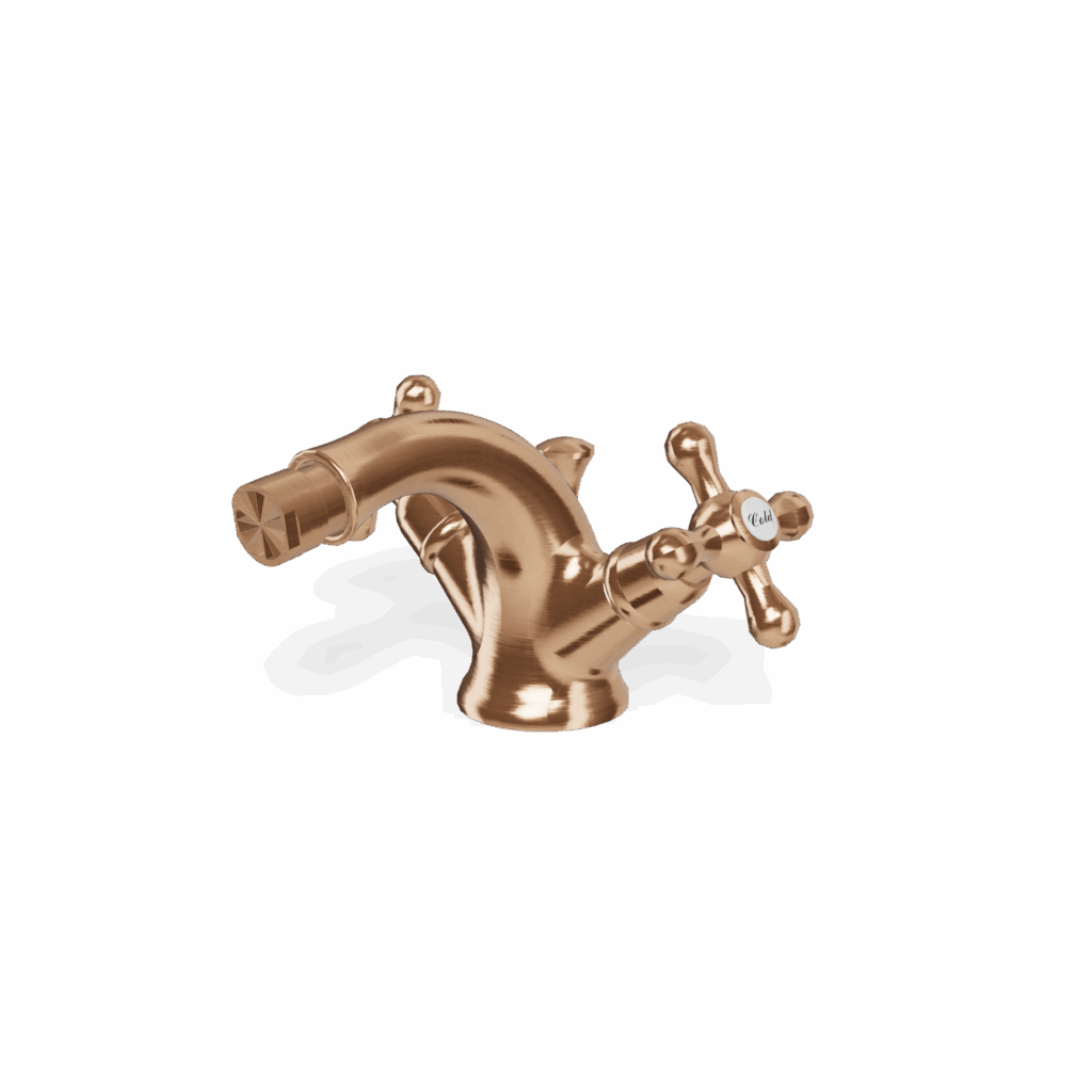Bidetmischer Treemme Romantica Retro Rose Gold gebürstet
