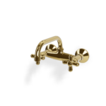 Küchenmischer zweigriff retro Wandmodell Gold glanz