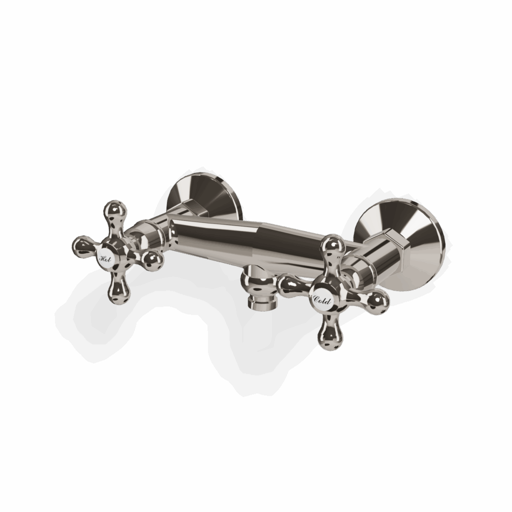 Mischer für Dusche AP Treemme Romantica Retro Chrom Glanz