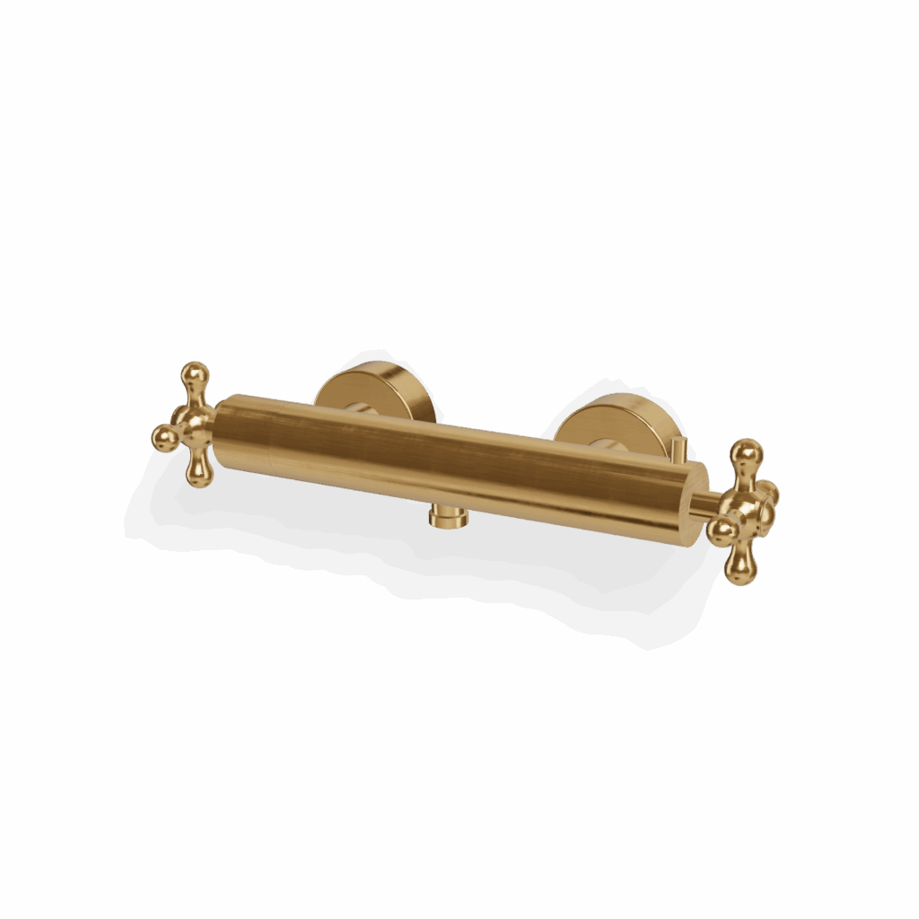 Mischer für Dusche AP thermostat Treemme Romantica Gold gebürstet