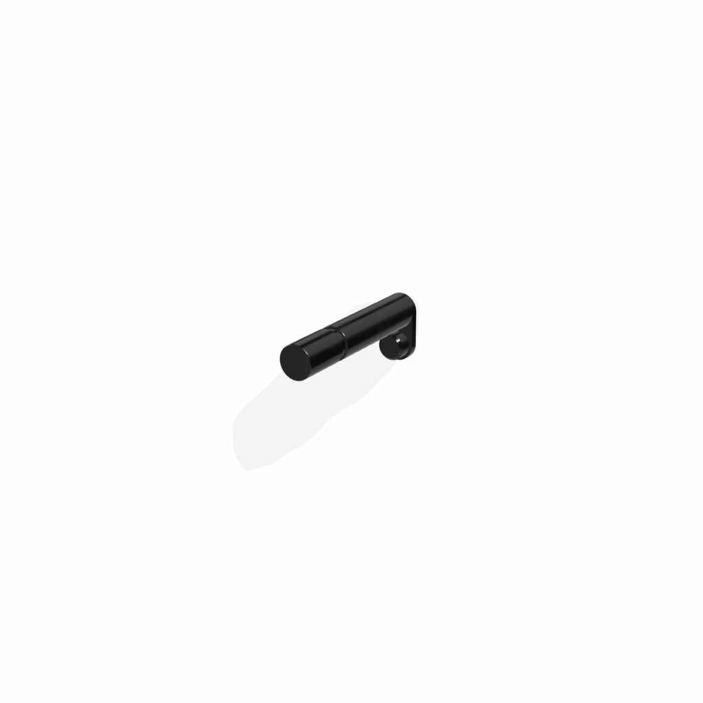 Kleiderhaken Linie 40 mm Schwarz Treemme