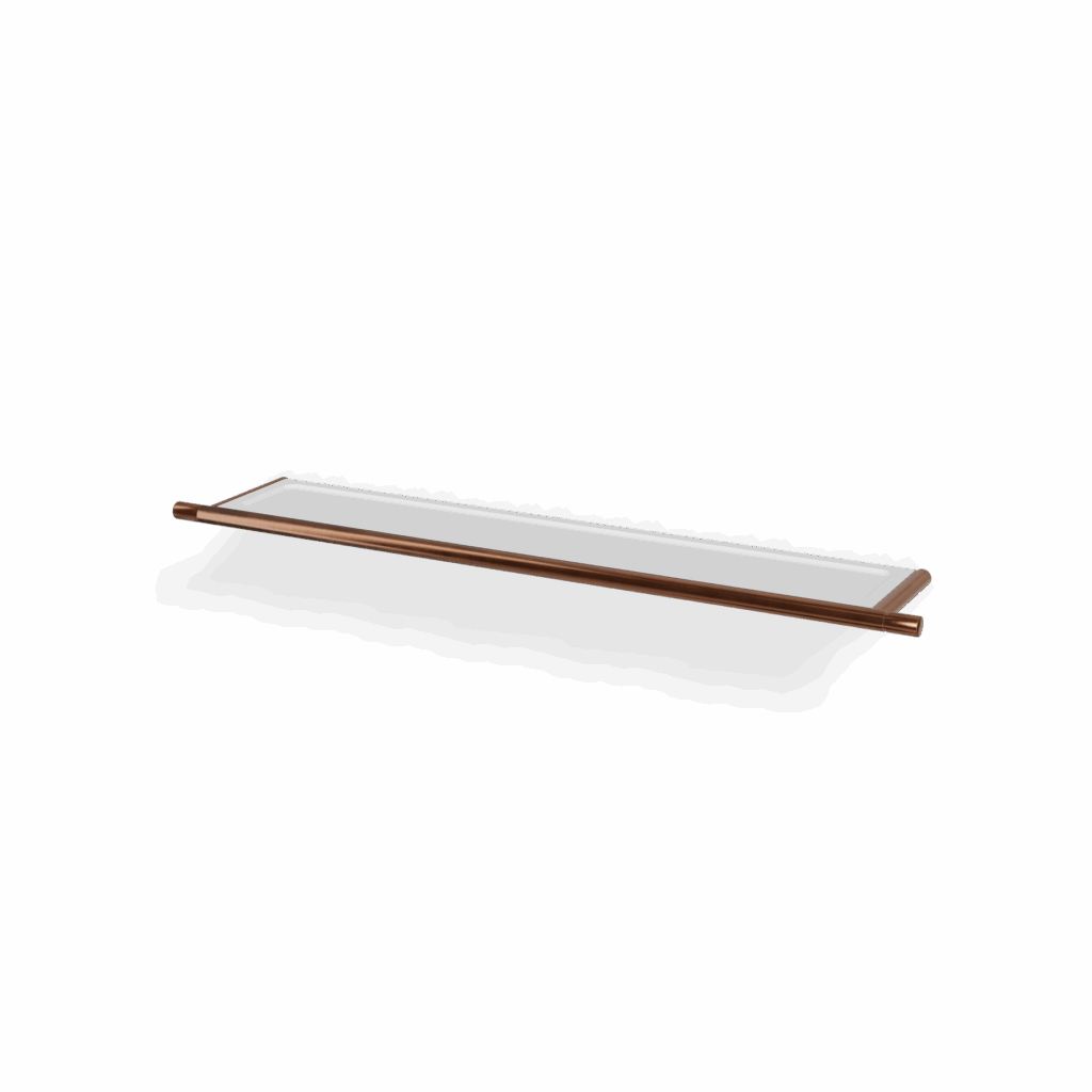 Ablage B= 52 cm Treemme Linie 40 mm Bronze