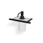 Seifendispenser Edelstahl Linie 40 mm wandmodell Schwarz Treemme