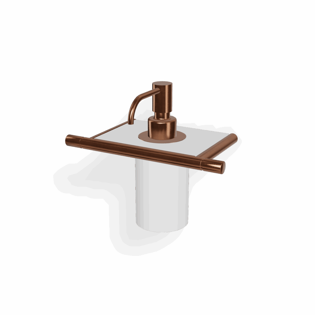 Seifendispenser Edelstahl Linie 40 mm wandmodell Bronze Treemme