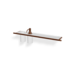 Reling-Ablage Treemme 40mm Edelstahl Corian PVD Bronze