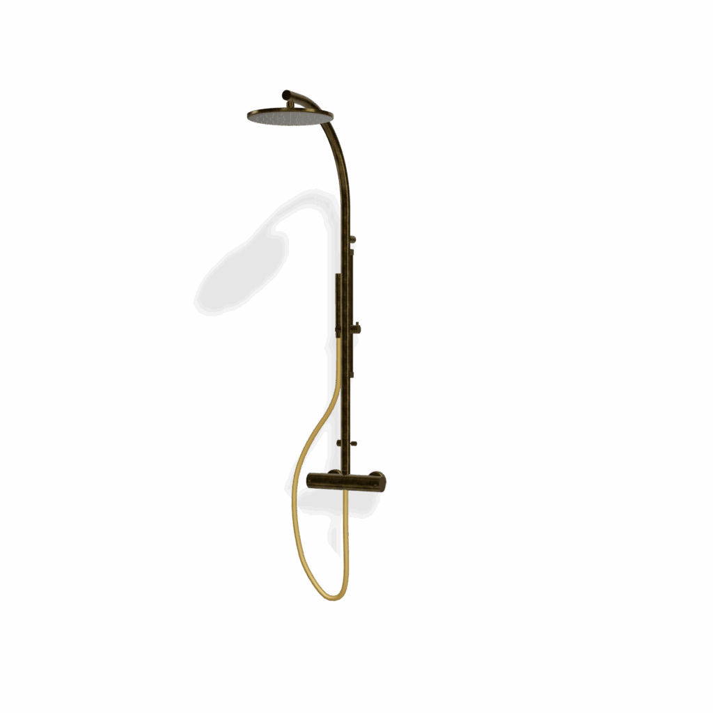 Duschsystem Treemme SHOWERS 25D Bronze gebürstet