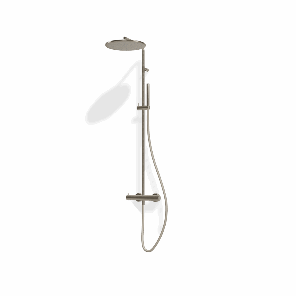Duschsystem mit Mischer Treemme SHOWERS 30D Nickel gebürstet