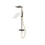 Duschsystem mit Mischer Treemme SHOWERS 30 Bronze gebürstet