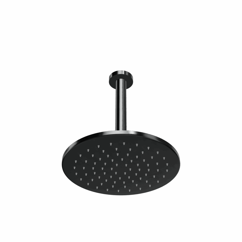 Kopfbrauseset von Decke Treemme Inox SHOWERS PVD Schwarz