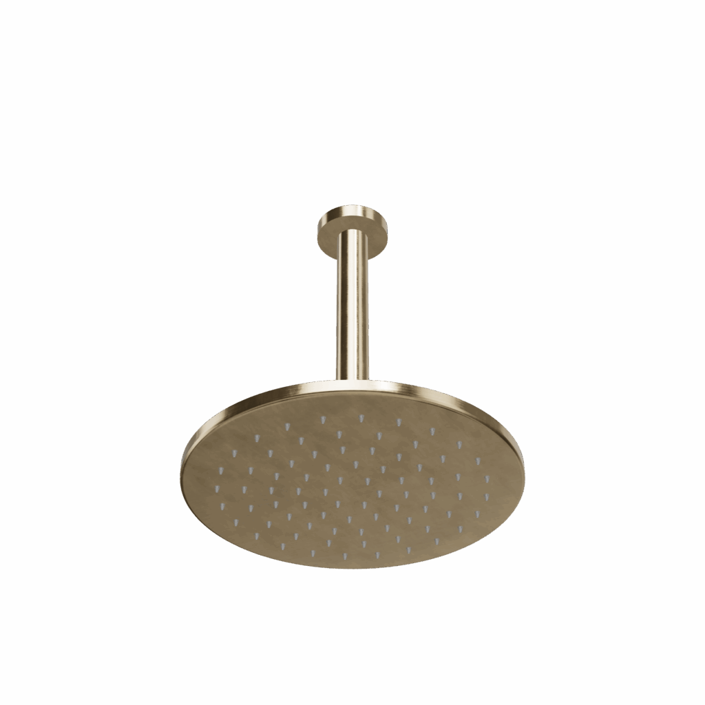 Kopfbrauseset von Decke Treemme Inox SHOWERS PVD Gold