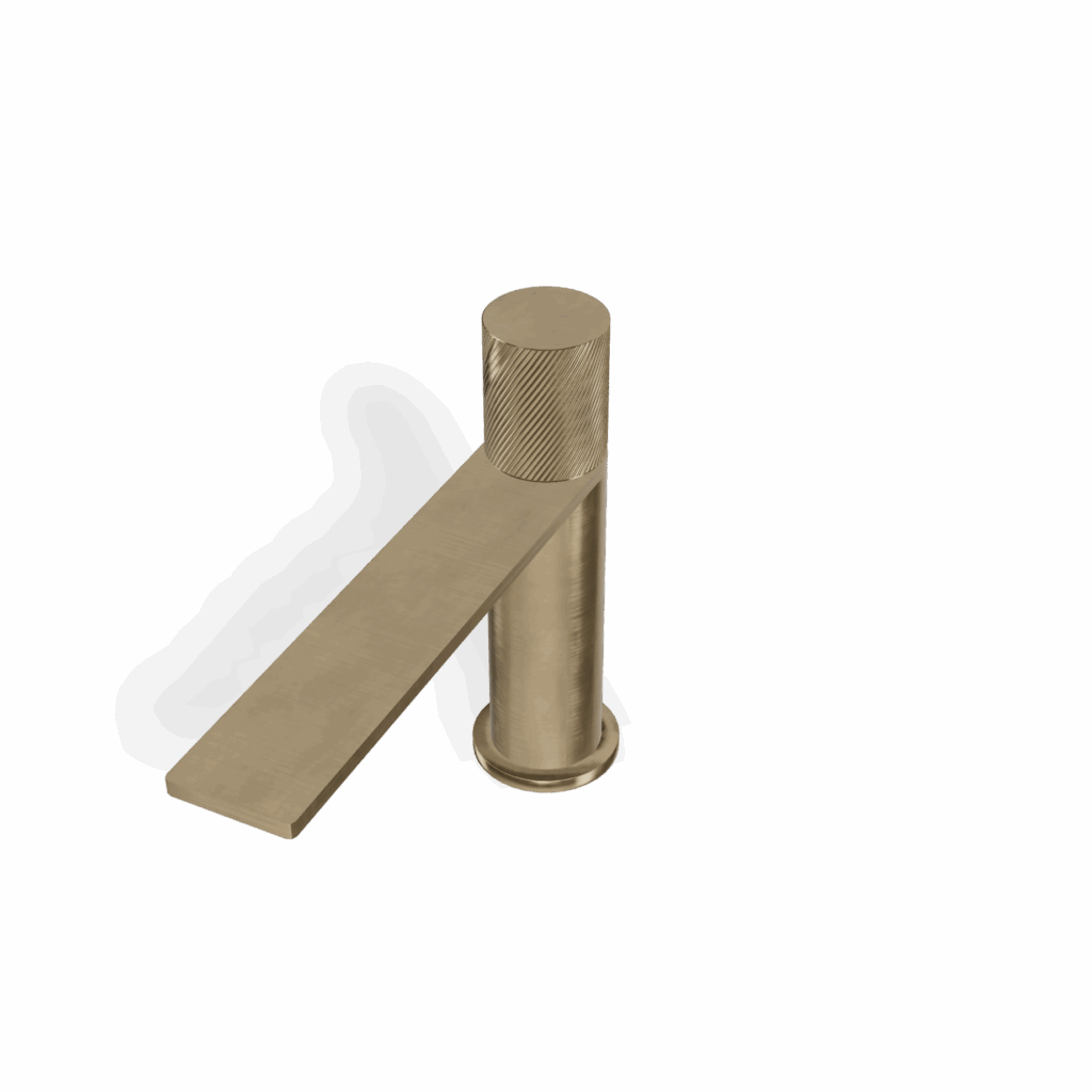 Mischer für Waschtisch Treemme 3.6 mm Gerillt PVD Gold