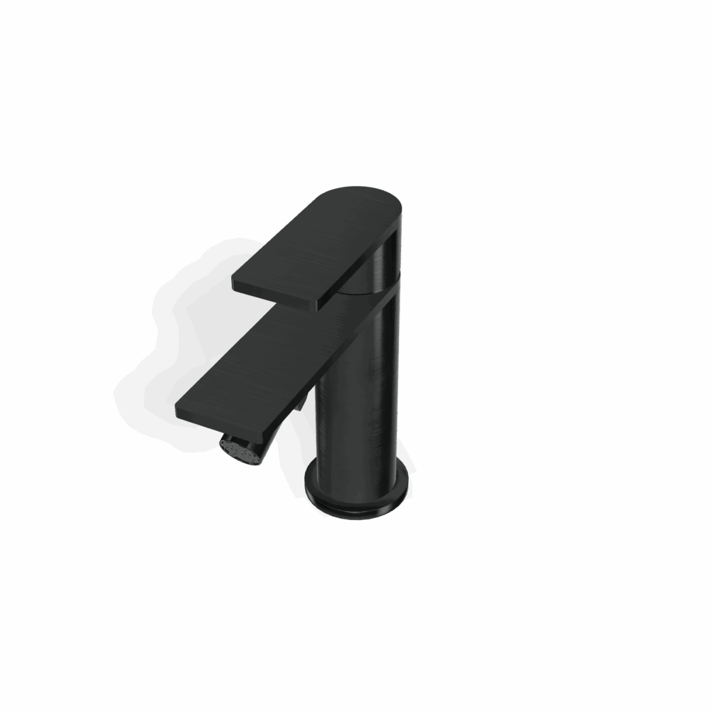 Mischer für Bidet Edelstahl Treemme 3.6 mm PVD Schwarz