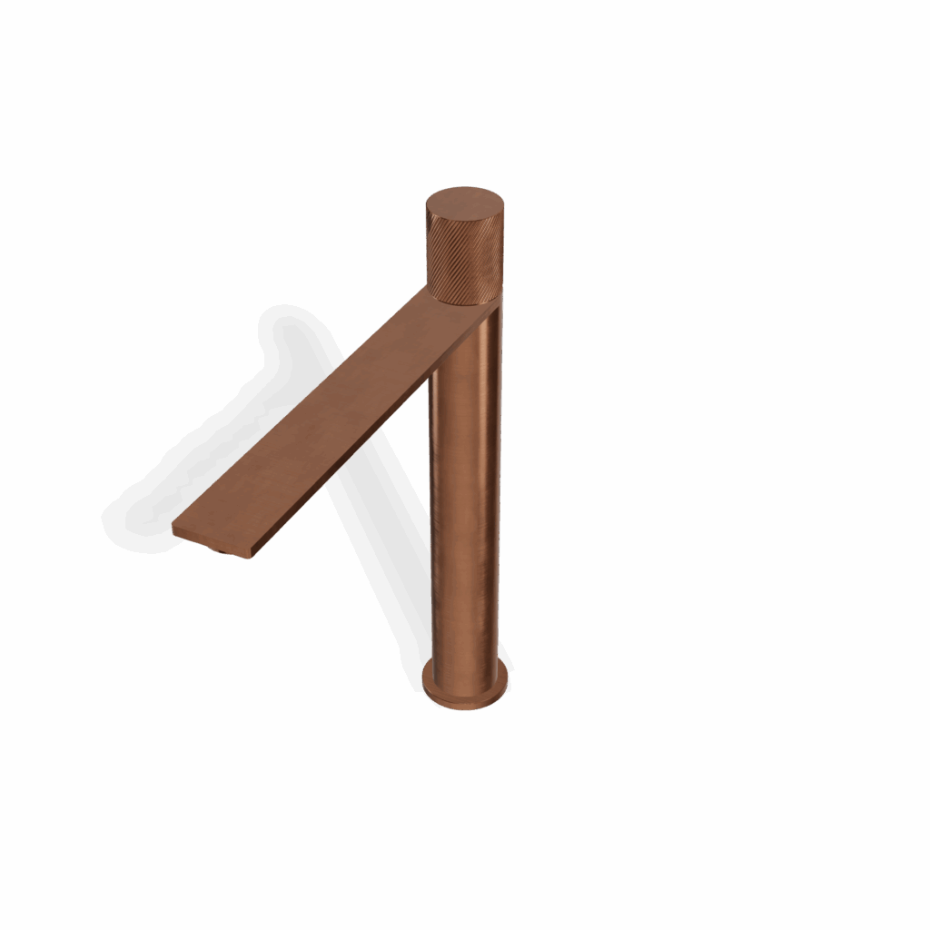 Mischer für Küche Treemme 3.6 mm Edelstahl Gerillt PVD Bronze