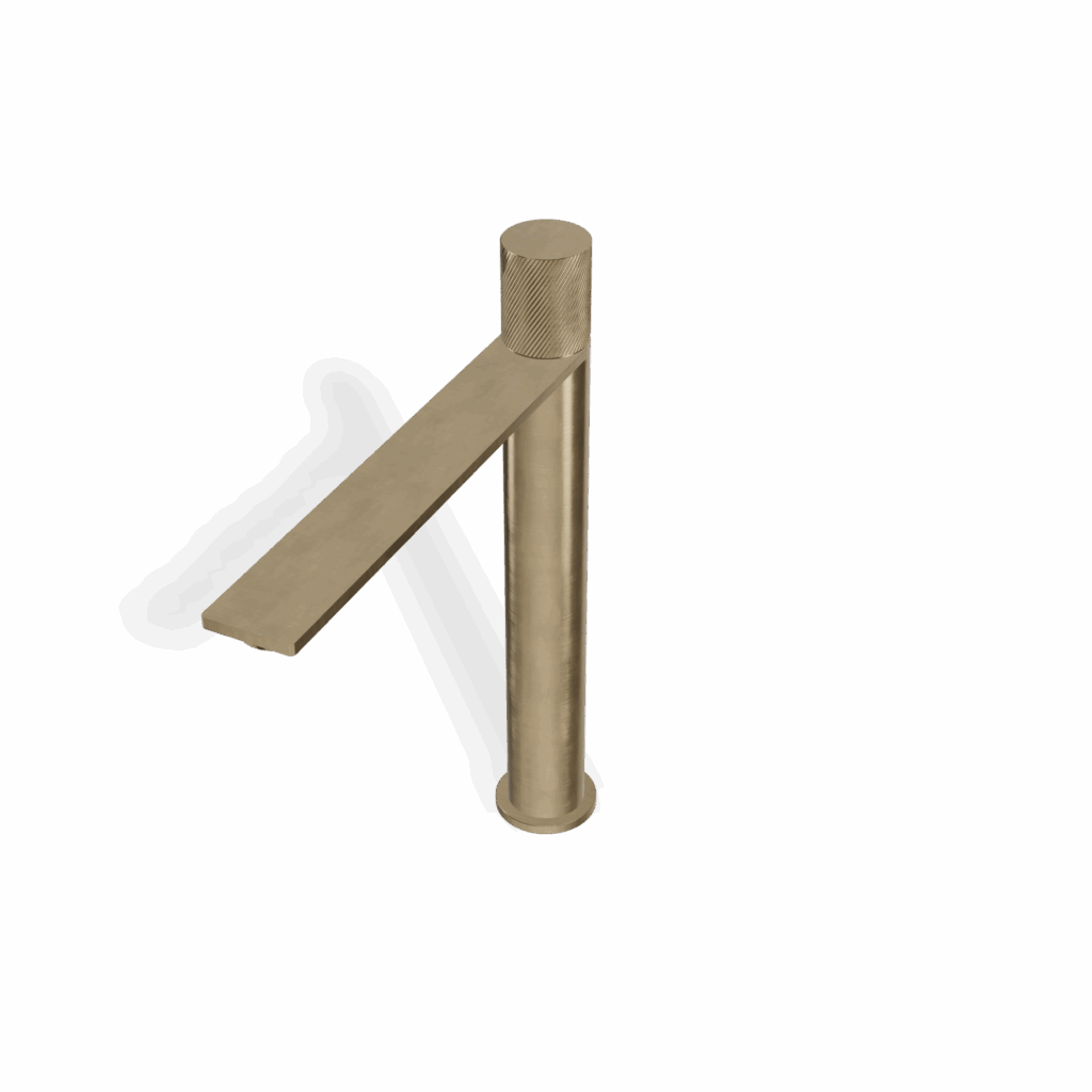 Mischer für Küche Treemme 3.6 mm Edelstahl Gerillt PVD Gold