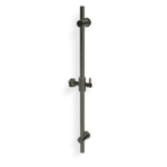 Gleitstange solo Treemme SHOWERS eckigem Design L=68 Chrom Schwarz gebürstet