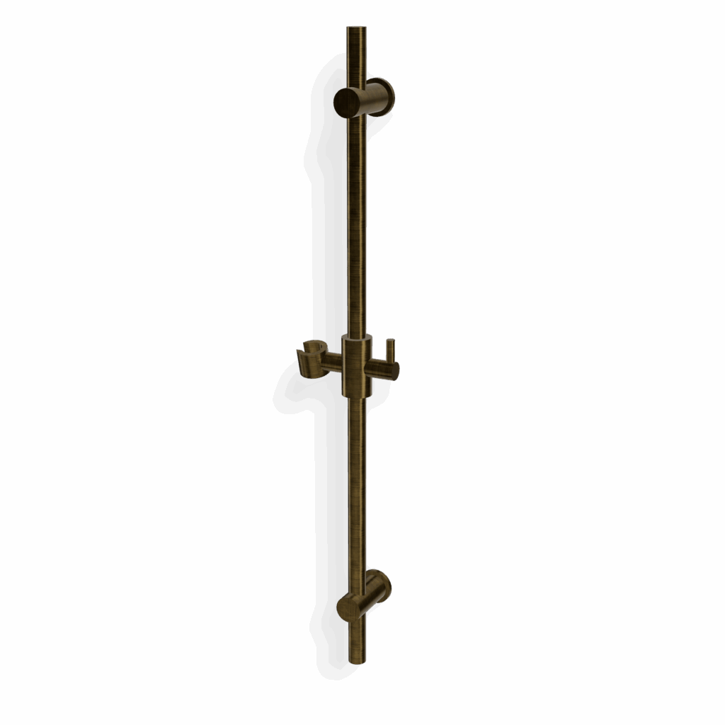 Gleitstange solo Treemme SHOWERS eckigem Design L=68 Bronze gebürstet