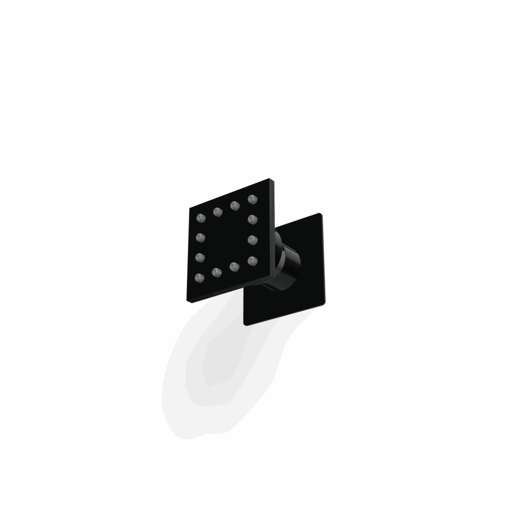 Körperdüse Design Treemme Inox SHOWERS PVD Schwarz