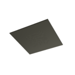 Kopfbrause eckig Treemme SHOWERS 40x40 Chrom Schwarz gebürstet