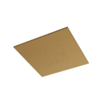 Kopfbrause eckig Treemme SHOWERS 40x40 Gold gebürstet