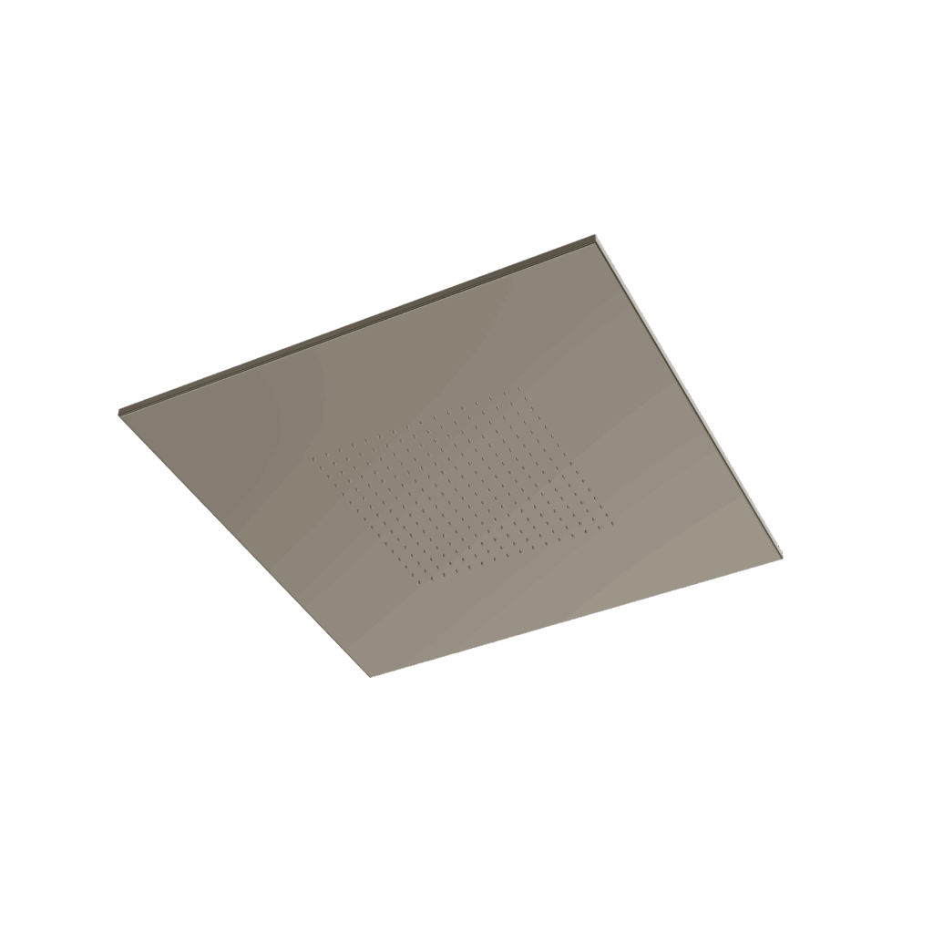 Kopfbrause eckig Treemme SHOWERS 40x40 Nickel gebürstet