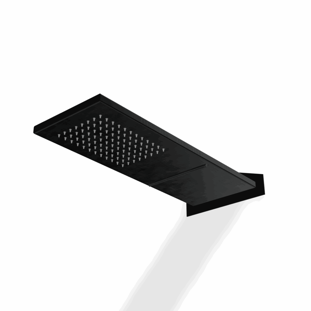 Schwall Regenbrause Treemme inox SHOWERS 2 Weg GunMetalBlack